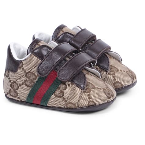 babyschuhe gucci|Baby Gucci Ace sneaker in blue and grey GG .